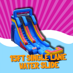 15ft Single Lane Water Slide