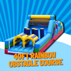 40ft Rainbow Run Obstacle Course 